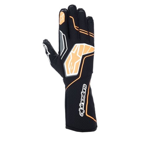 Alpinestars Tech 1-KX V4 Zwart / fluor oranje (FIA- KARTING)